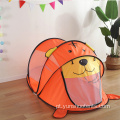 Tenda de entretenimento infantil portátil dobrável em formato de desenho animado